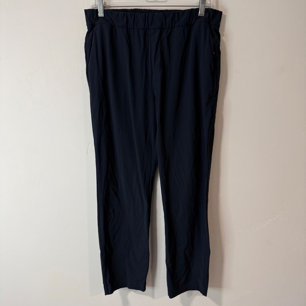 Vuori Womens Miles Ankle Pant Large Navy Blue VW404 Athletic Pants Stretch